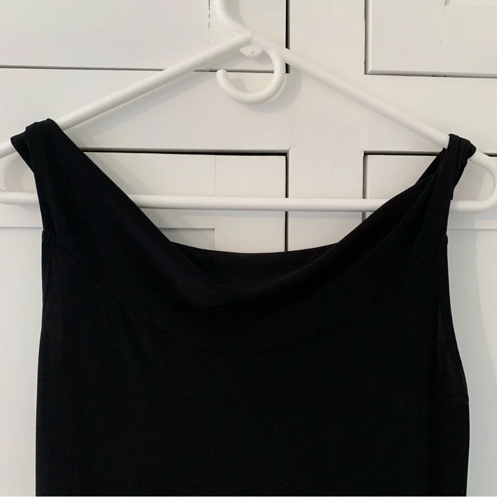 Soprano Black Stretchy Criss Cross Dress Y2K